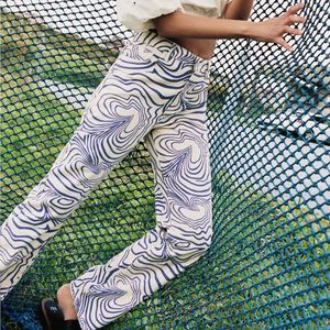 Zara Pattern Jeans